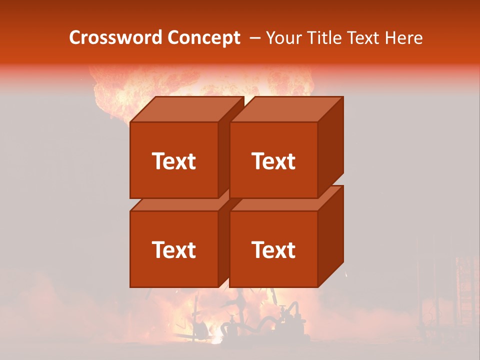 Atom Tongue Bang PowerPoint Template