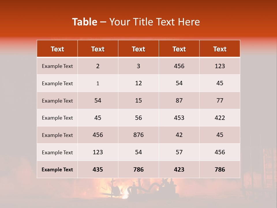 Atom Tongue Bang PowerPoint Template