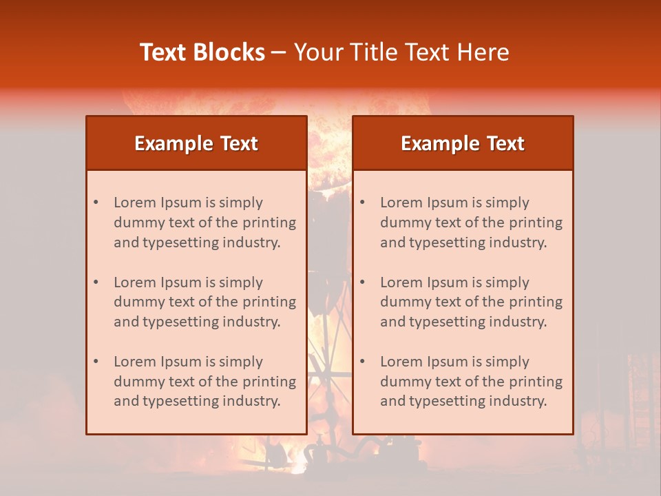 Atom Tongue Bang PowerPoint Template