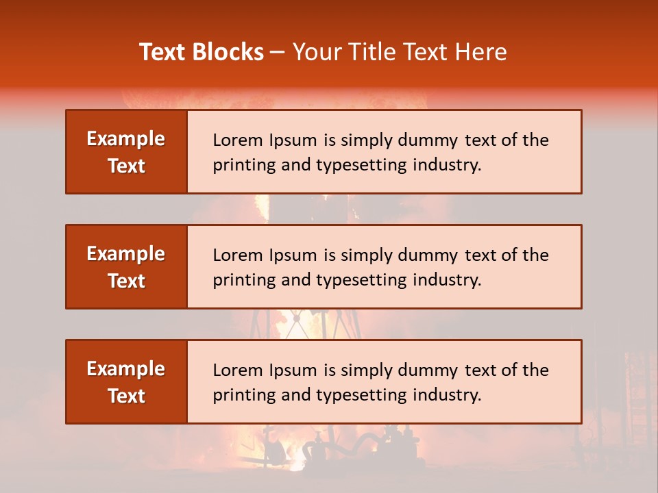 Atom Tongue Bang PowerPoint Template