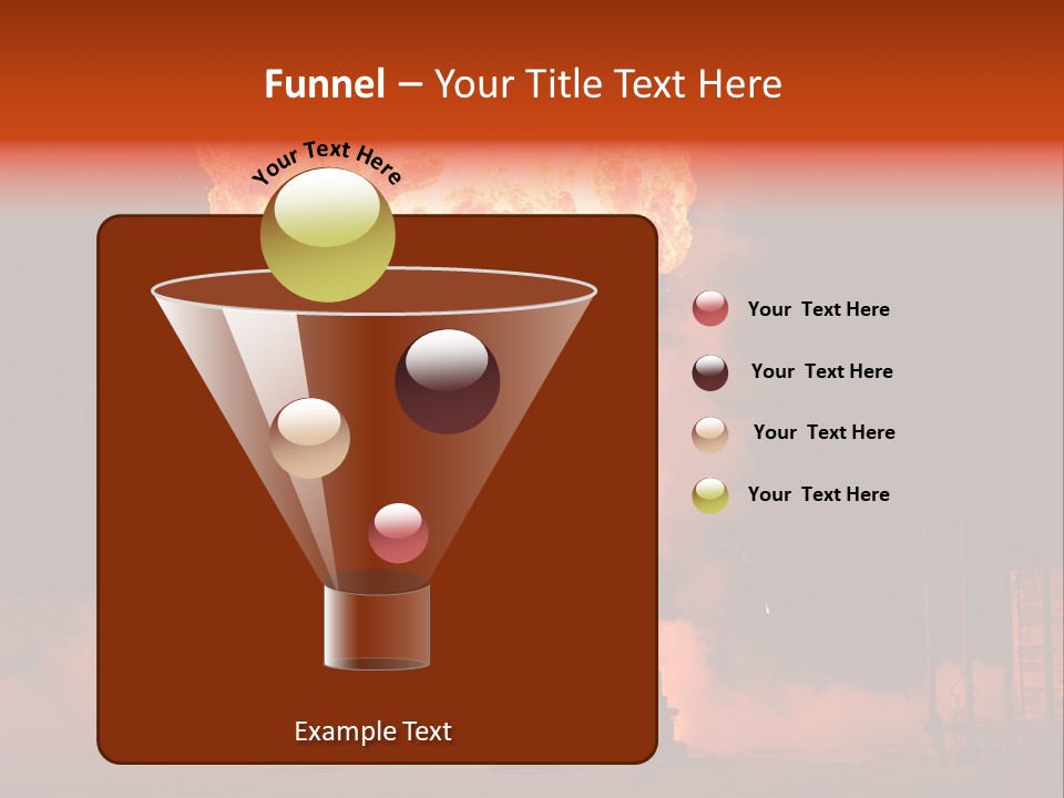 Atom Tongue Bang PowerPoint Template