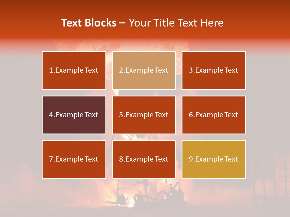 Atom Tongue Bang PowerPoint Template