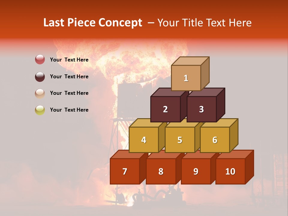 Atom Tongue Bang PowerPoint Template