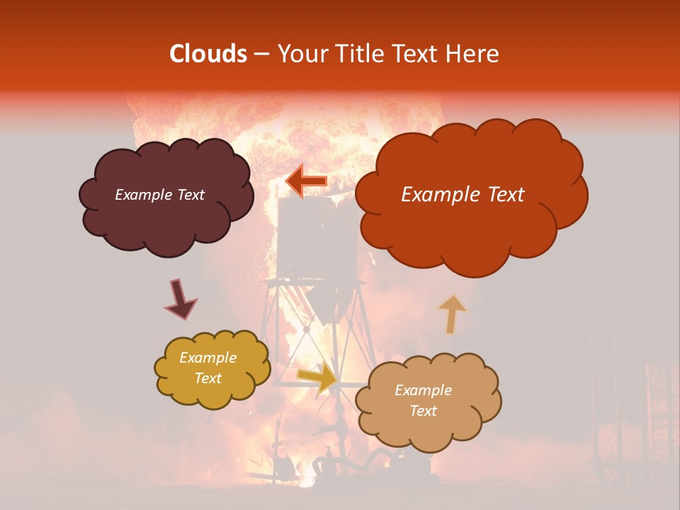 Atom Tongue Bang PowerPoint Template