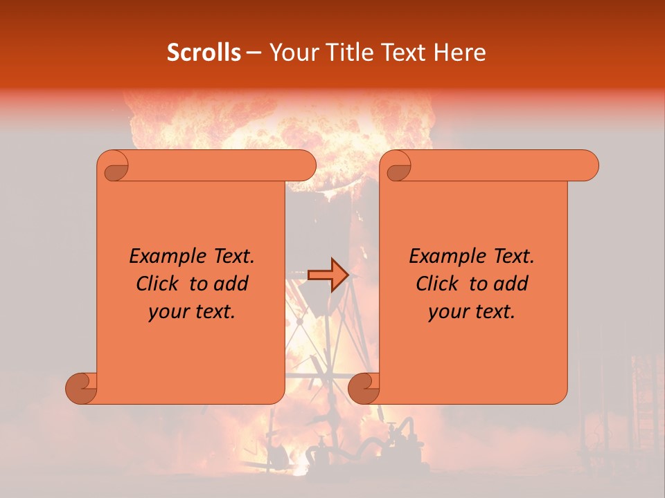 Atom Tongue Bang PowerPoint Template