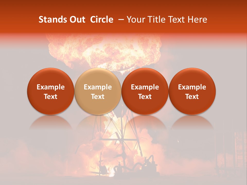 Atom Tongue Bang PowerPoint Template