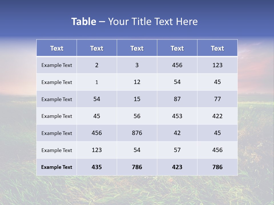 Beautiful Nature PowerPoint Template