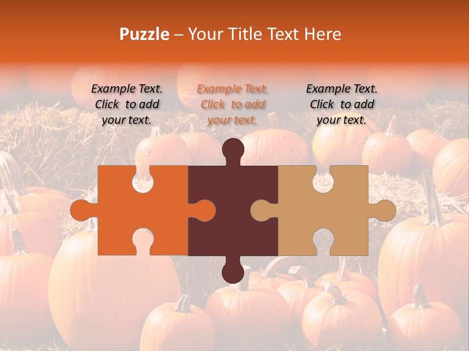 Autumn Pumpkin PowerPoint Template