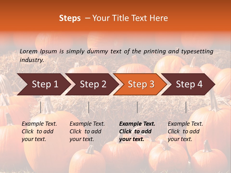 Autumn Pumpkin PowerPoint Template