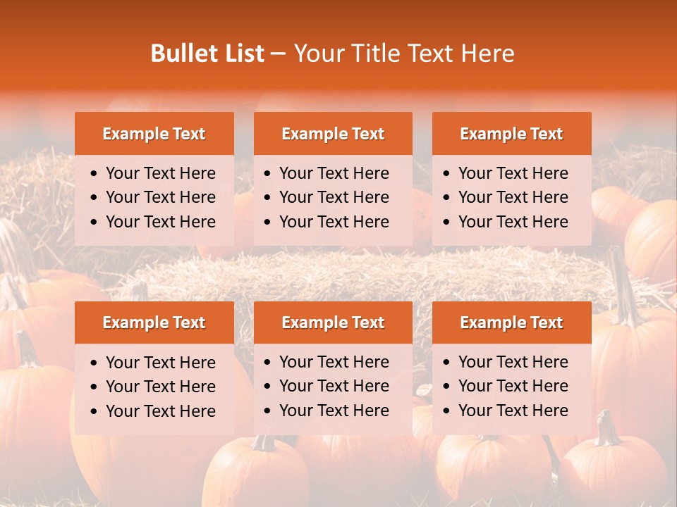 Autumn Pumpkin PowerPoint Template