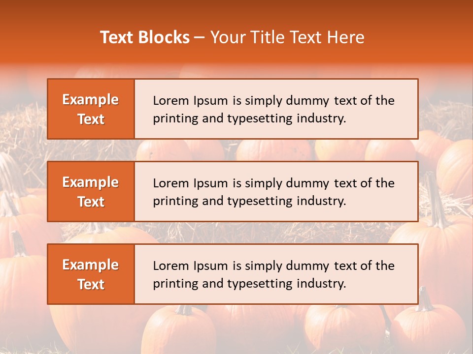 Autumn Pumpkin PowerPoint Template