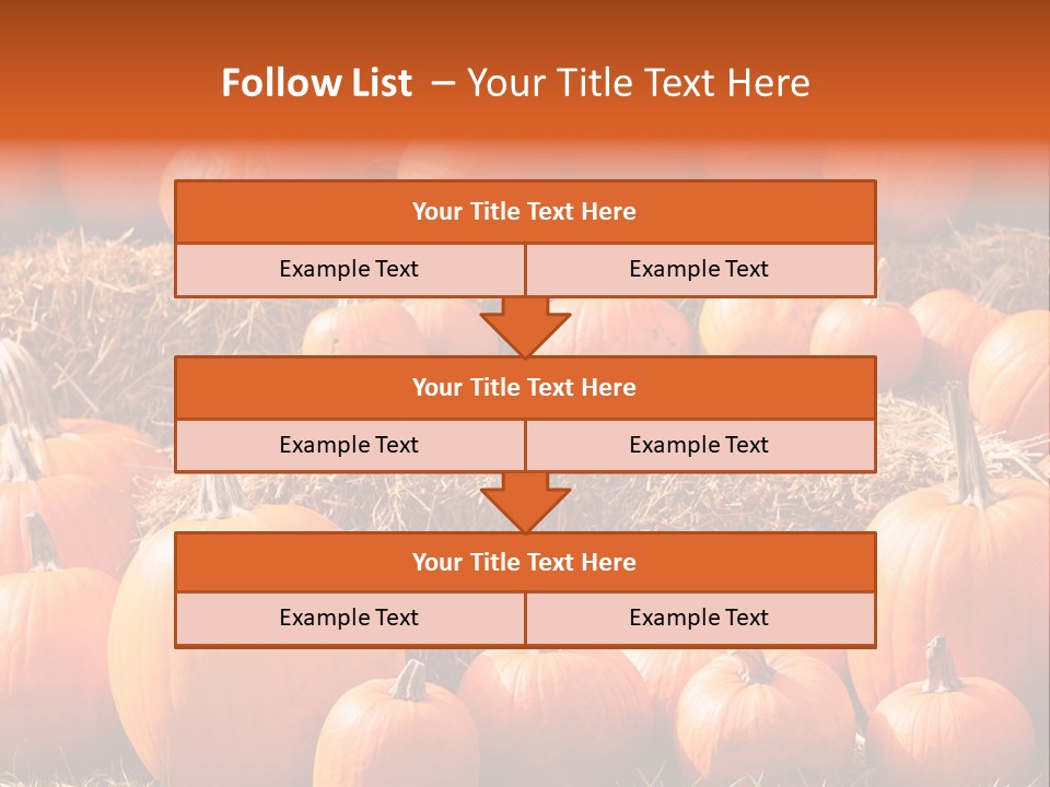 Autumn Pumpkin PowerPoint Template