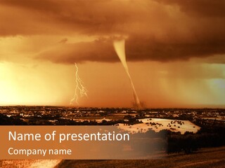 Amazing Hurricane PowerPoint Template