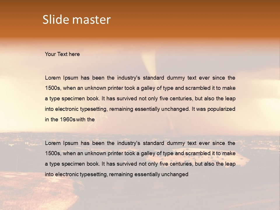 Amazing Hurricane PowerPoint Template