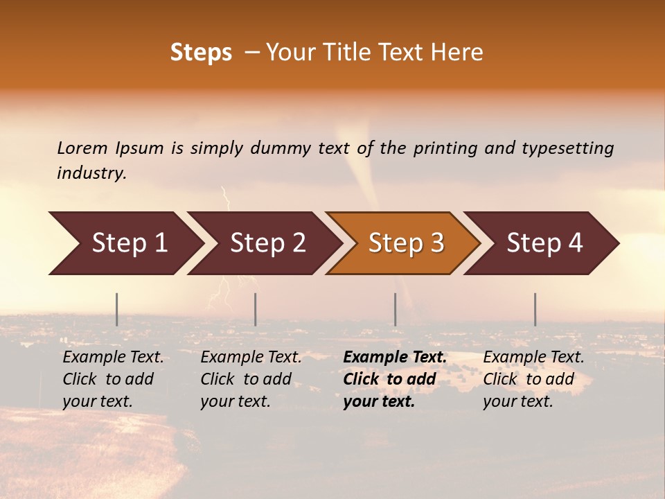 Amazing Hurricane PowerPoint Template