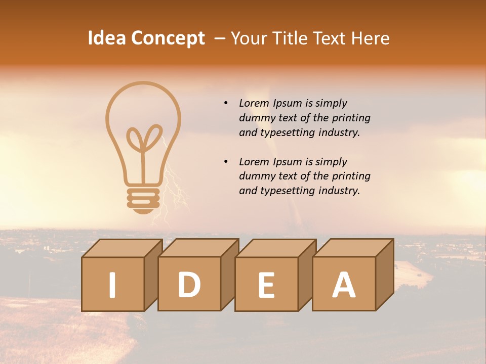 Amazing Hurricane PowerPoint Template