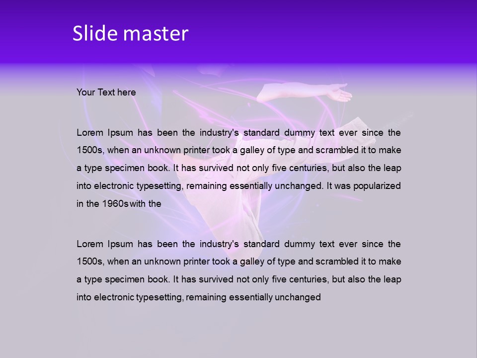 Modern Ballet PowerPoint Template