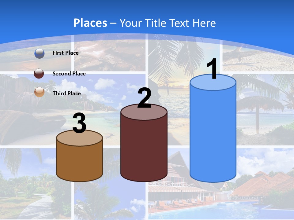 Summer Beach Collage PowerPoint Template