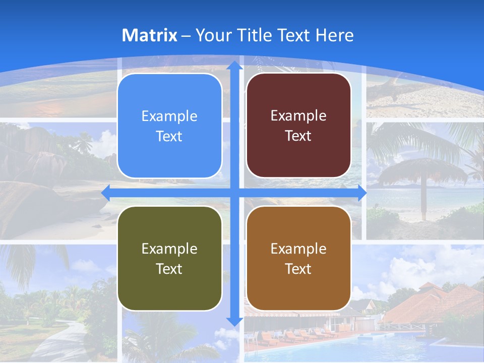 Summer Beach Collage PowerPoint Template