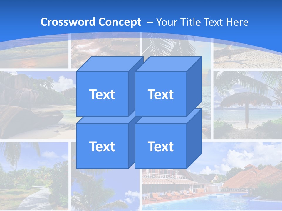 Summer Beach Collage PowerPoint Template