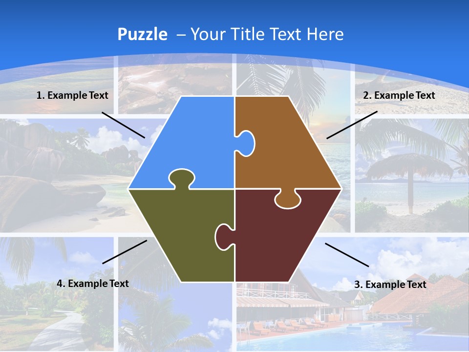 Summer Beach Collage PowerPoint Template