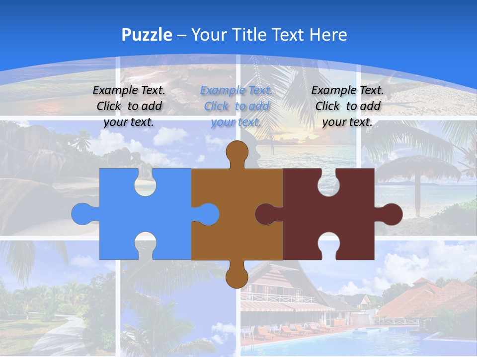 Summer Beach Collage PowerPoint Template