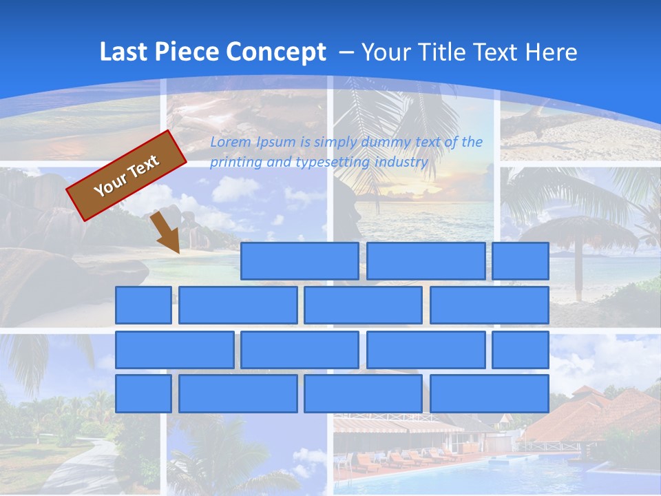 Summer Beach Collage PowerPoint Template