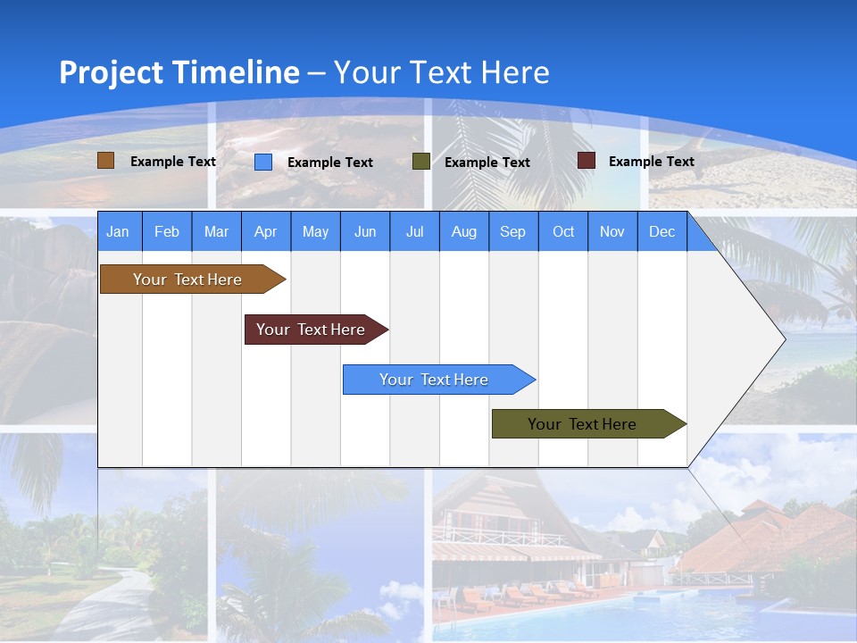 Summer Beach Collage PowerPoint Template