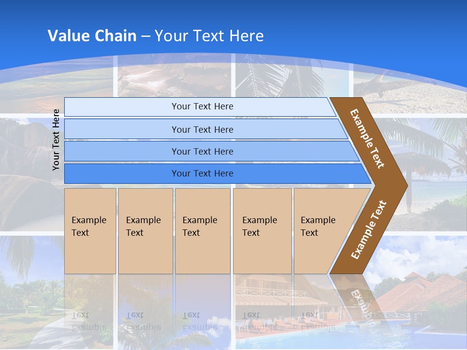 Summer Beach Collage PowerPoint Template