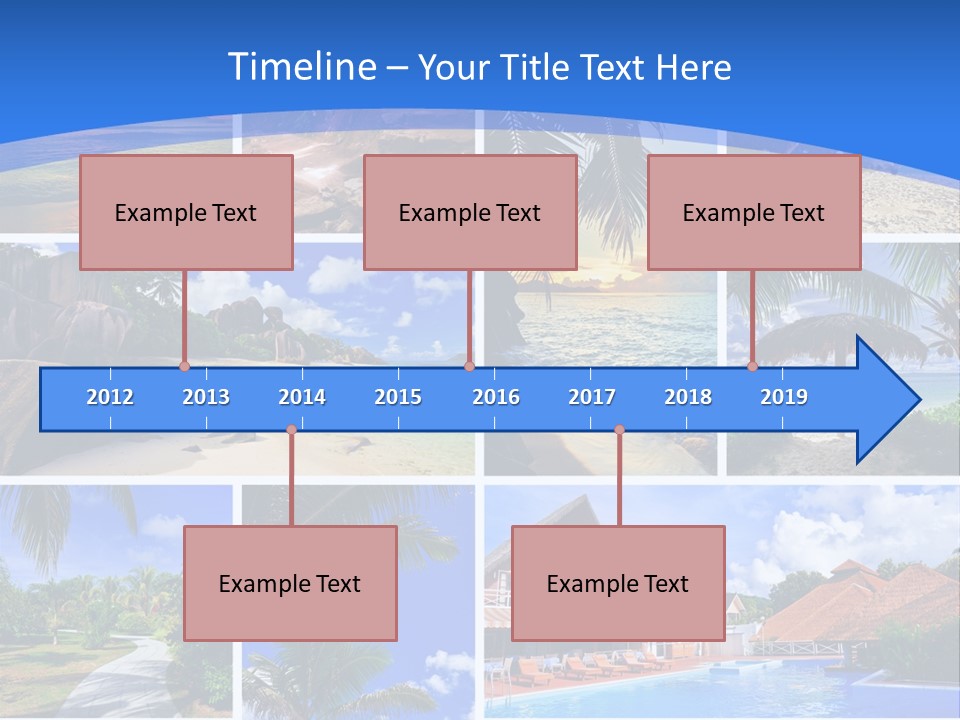 Summer Beach Collage PowerPoint Template