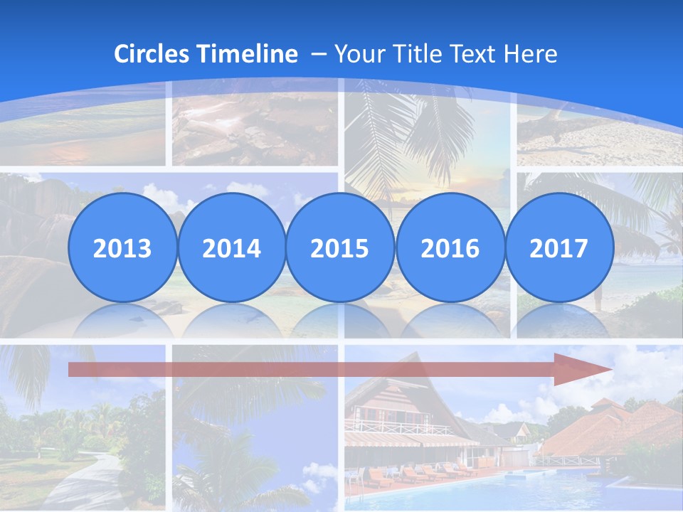 Summer Beach Collage PowerPoint Template