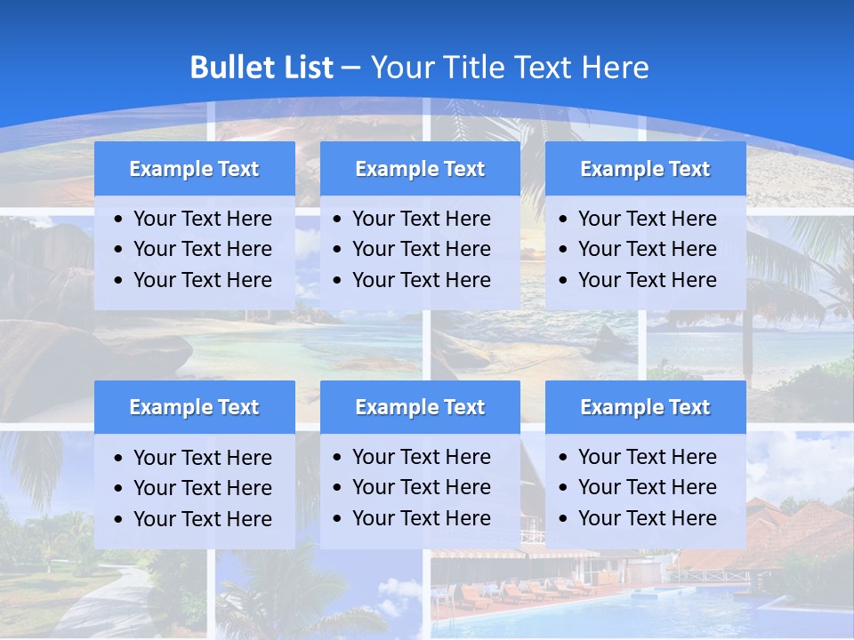 Summer Beach Collage PowerPoint Template