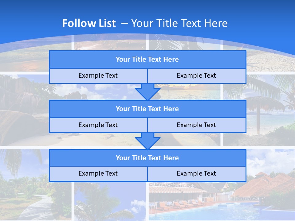 Summer Beach Collage PowerPoint Template