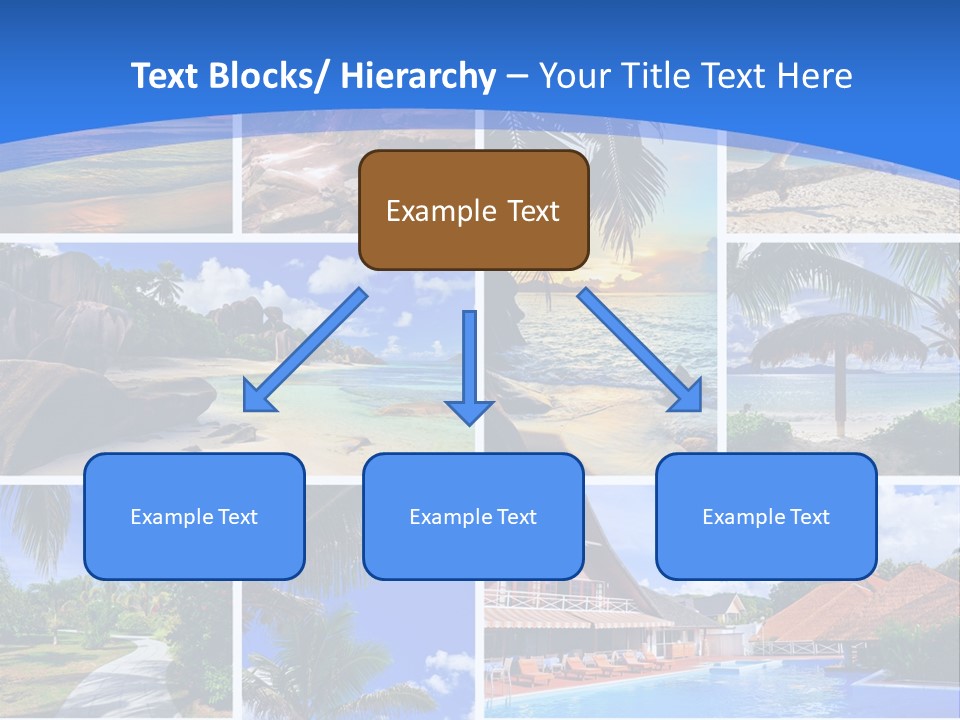 Summer Beach Collage PowerPoint Template