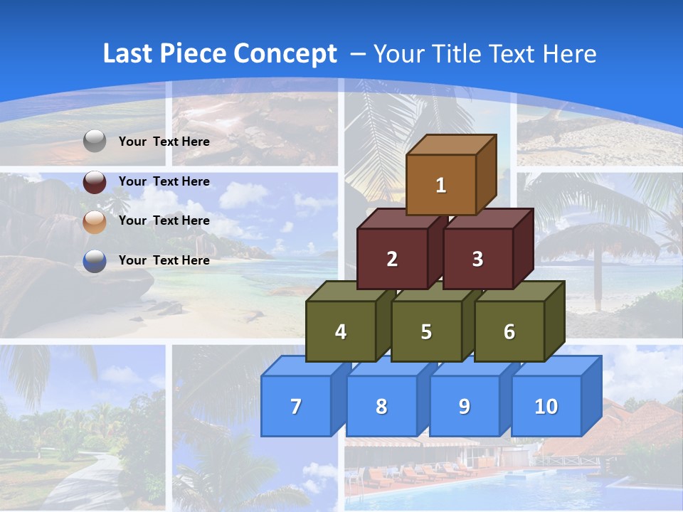 Summer Beach Collage PowerPoint Template