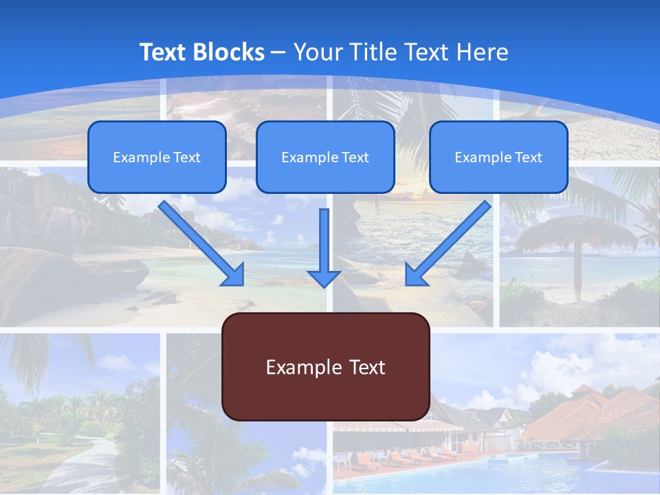 Summer Beach Collage PowerPoint Template