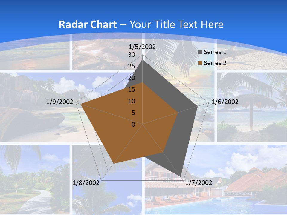 Summer Beach Collage PowerPoint Template