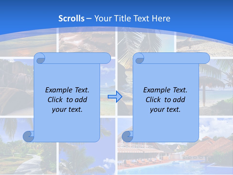 Summer Beach Collage PowerPoint Template