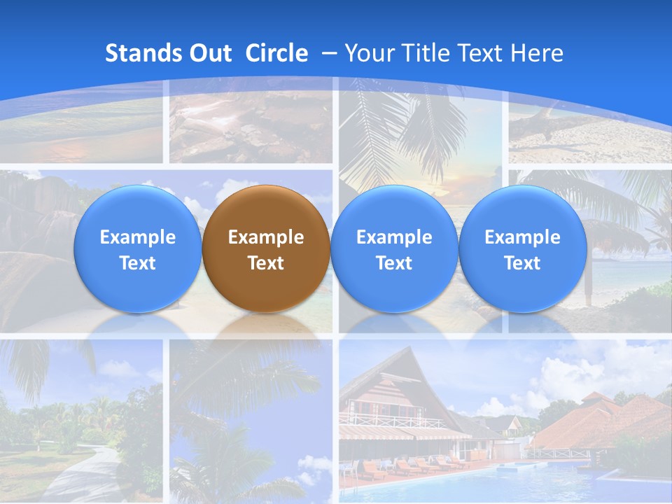 Summer Beach Collage PowerPoint Template