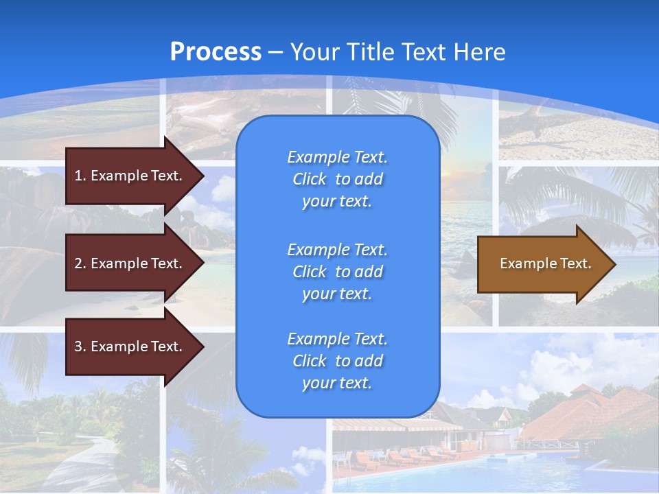 Summer Beach Collage PowerPoint Template