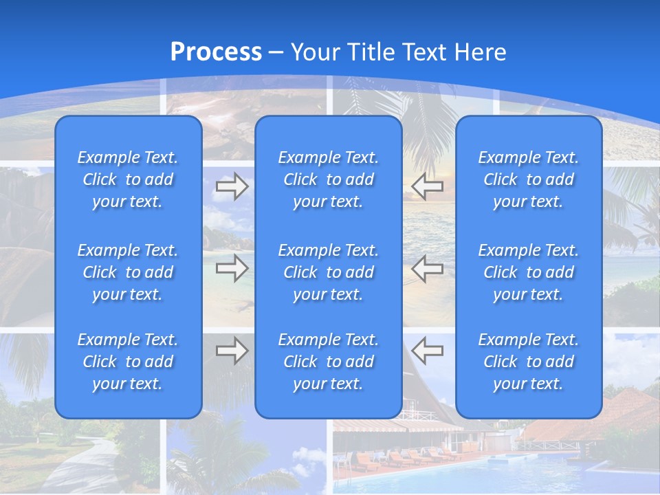 Summer Beach Collage PowerPoint Template
