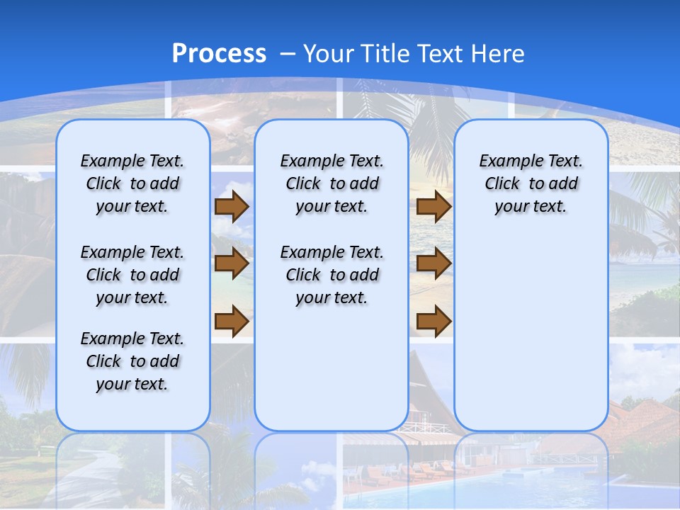 Summer Beach Collage PowerPoint Template