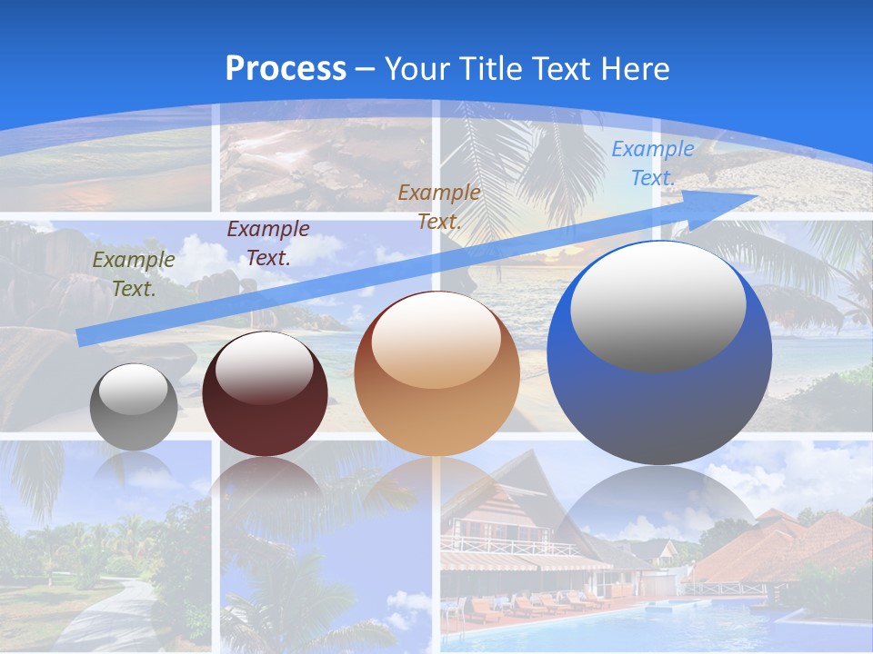 Summer Beach Collage PowerPoint Template