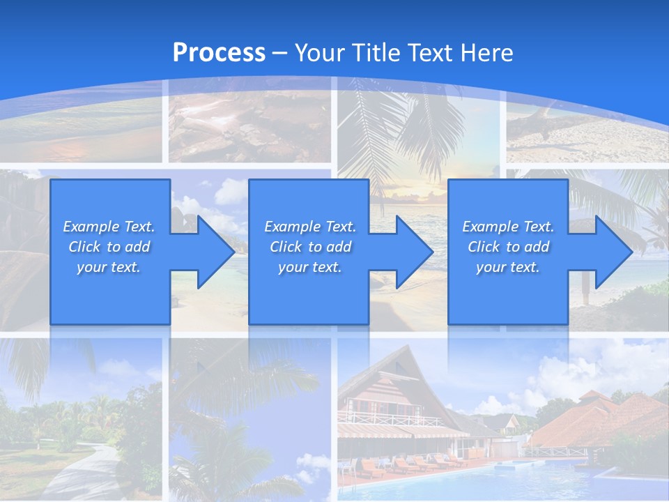 Summer Beach Collage PowerPoint Template