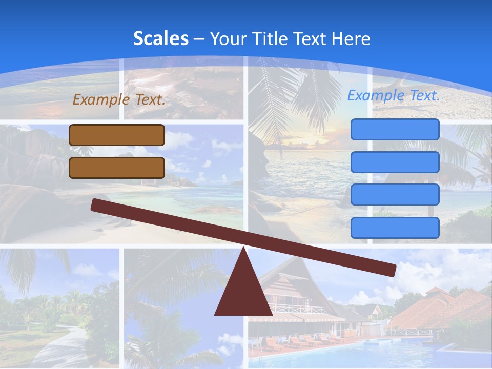 Summer Beach Collage PowerPoint Template