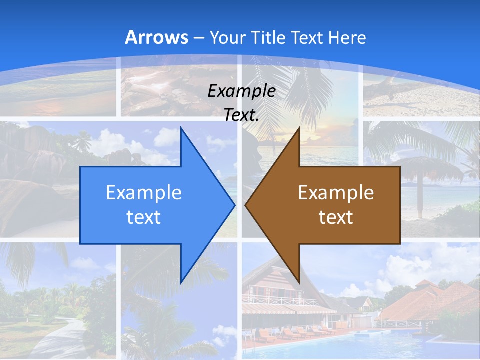 Summer Beach Collage PowerPoint Template