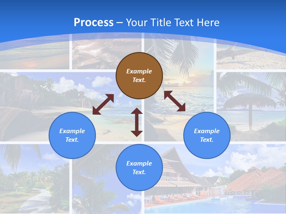 Summer Beach Collage PowerPoint Template