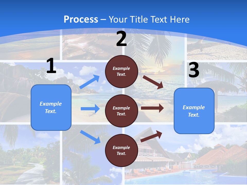 Summer Beach Collage PowerPoint Template