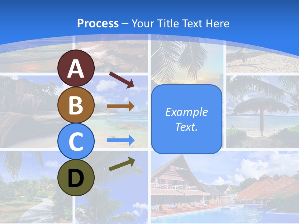 Summer Beach Collage PowerPoint Template