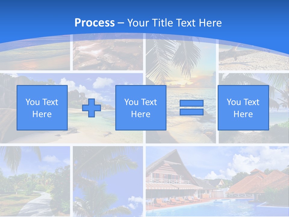 Summer Beach Collage PowerPoint Template